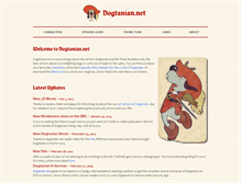 Tablet Screenshot of dogtanian.net